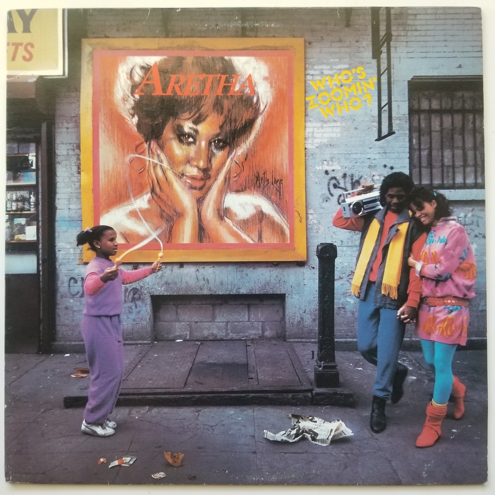Aretha Franklin 'Who's Zoomin' Who?' Vinyl Record LP Album 1985 AL8-8286